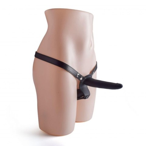 Uprząż Strap-on z Podwójnym Dildo – Czarna
