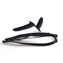 Uprząż Strap-on z Podwójnym Dildo – Czarna