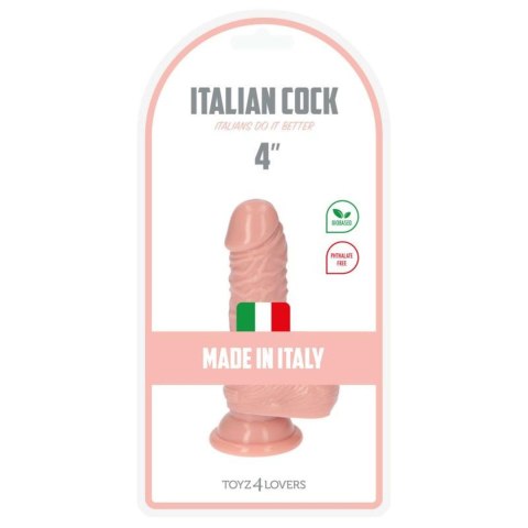 Realistyczne Dildo "Włoski Fallus" – Cieliste, 10,5 cm