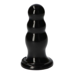 Włoskie Dildo Analne „Italiano” z Kulami Stopniowej Stymulacji – Klasyczna Czerń (15 cm)
