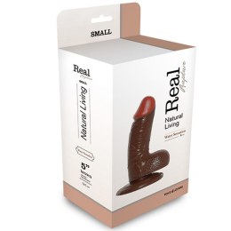 Realistyczne Dildo Real Rapture – Głęboki Brąz, 15 cm