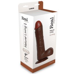 Realistyczne Dildo Real Rapture – Brązowe, 25,5 cm