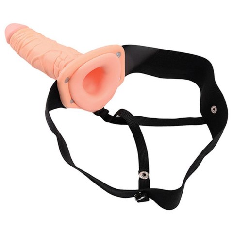 Realistyczny Dildo Strap-On Rapture 8 Flesh – Wydrążony dla Podwójnej Przyjemności