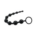 Timeless Jelly 10 – Eleganckie Kulki Analne, Czarne