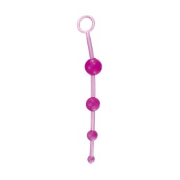 Stopniowane kulki analne Timeless Jelly 4 – fioletowe