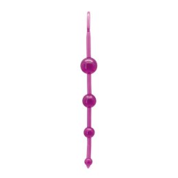 Stopniowane kulki analne Timeless Jelly 4 – fioletowe