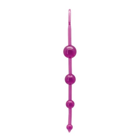 Stopniowane kulki analne Timeless Jelly 4 – fioletowe