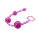 Stopniowane kulki analne Timeless Jelly 4 – fioletowe