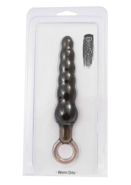 Zmysłowy Korek Analny Worm Grey