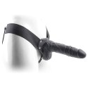 Realistyczny Dildo Strap-On Rapture 8 Hollow z Jądrami – Czarny