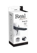 Realistyczny Dildo Strap-on Rapture 8 Black z pustym wnętrzem