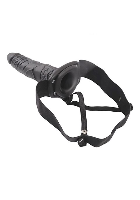 Realistyczny Dildo Strap-on Rapture 8 Black z pustym wnętrzem