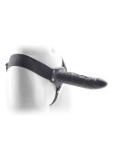 Realistyczny Dildo Strap-on Rapture 8 Black z pustym wnętrzem