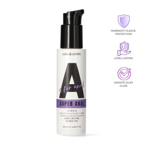 A is for Super Anal - Hybrydowy Lubrykant Analny 120 ml