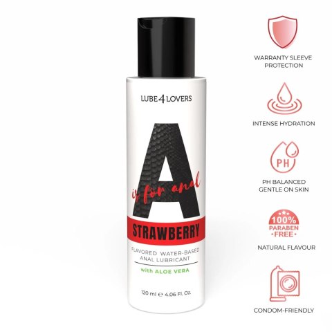 Lubrykant analny A jak Truskawka 120 ml
