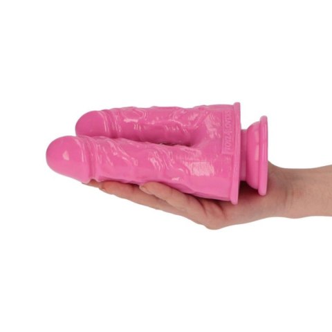 Podwójne Dildo Caino e Abele Różowe