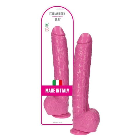 Realistyczne Dildo 'Włoski Urok' – Różowe, 40 cm