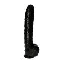 Dildo Gigant 'Włoski Uwodziciel' – Czarne, 40 cm