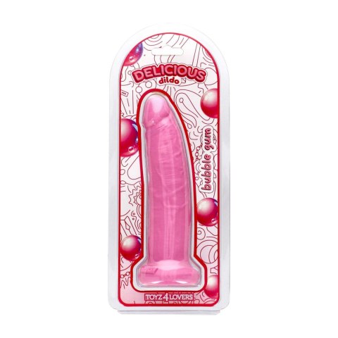 Realistyczne Dildo Delicious Bubblegum o Zapachu Gumy Balonowej