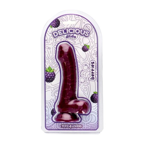 Dildo o kuszącym zapachu jeżyn