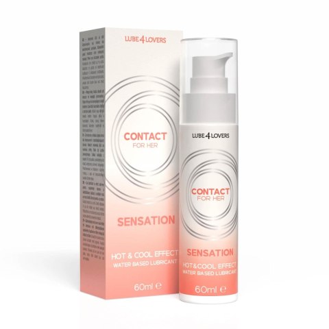 Zmysłowy Lubrykant Waginalny Sensation 60 ml z Efektem Ciepło-Zimno