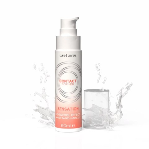 Zmysłowy Lubrykant Waginalny Sensation 60 ml z Efektem Ciepło-Zimno