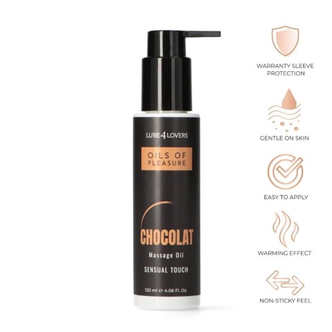 Zmysłowy Czekoladowy Olejek do Masażu Pleasure 120 ml