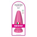 Wyrafinowany Plug Analny Italian Cock 6,5'' – Różowy