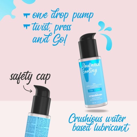 Crushious Chłodzący Lubrykant z Efektem Opóźniającym, 50 ml