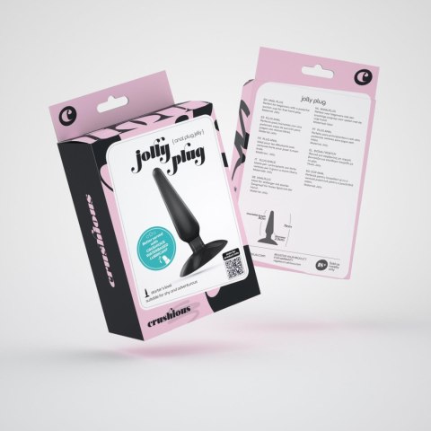 CRUSHIOUS Jolly Plug – Czarny korek analny