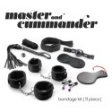 Crushious Master & Cummander 11-częściowy Zestaw do BDSM