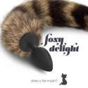 Kuszący Silikonowy Korek Analny z Ogonem Foxy Delight