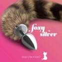 Foxy: Zmysłowy Metalowy Plug Analny z Puszystym Ogonem