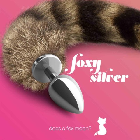 Foxy: Zmysłowy Metalowy Plug Analny z Puszystym Ogonem