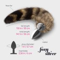 Foxy: Zmysłowy Metalowy Plug Analny z Puszystym Ogonem