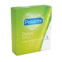 Prezerwatywy Pasante Delay/Infinity, 3 szt.