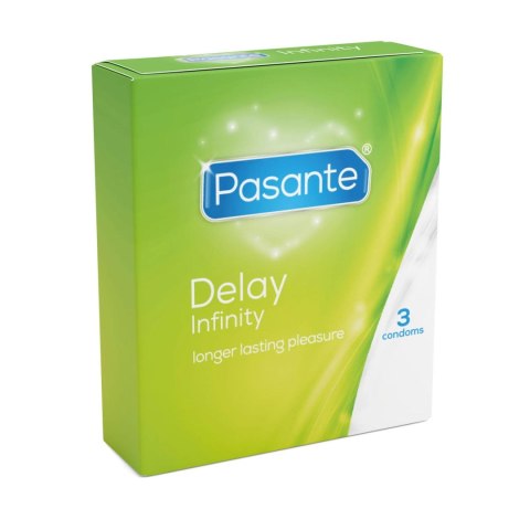 Prezerwatywy Pasante Delay/Infinity, 3 szt.