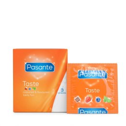 Prezerwatywy Smakowe Pasante Flavours/Taste - 3 sztuki
