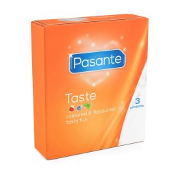 Prezerwatywy Smakowe Pasante Flavours/Taste - 3 sztuki