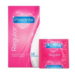 Pasante Regular – Klasyczne Prezerwatywy dla Naturalnych Doznań (12 szt.)
