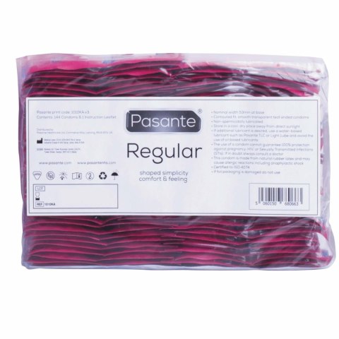 Prezerwatywy Pasante Regular, 144 sztuki
