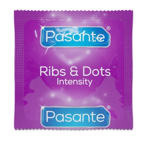 Prezerwatywy Pasante Ribs & Dots Intensity, 12 szt.