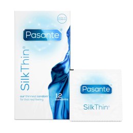 Pasante Silk Thin – Ultra Cienkie Prezerwatywy, 12 szt.