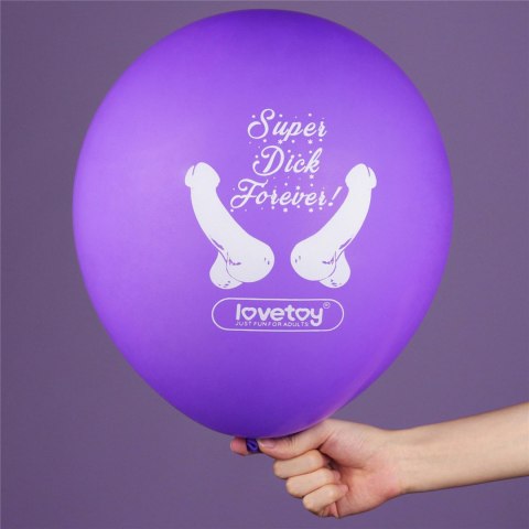 Zestaw Balonów na Wieczór Panieński 'Super Dick Forever' (7 sztuk)