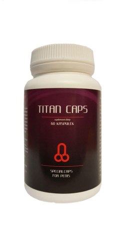 Titan Caps – Suplement Diety na Wzmocnienie Męskości, 60 tabletek