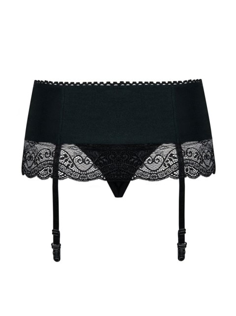 Miamor – Zmysłowy Komplet: Pas do Pończoch i Stringi L/XL