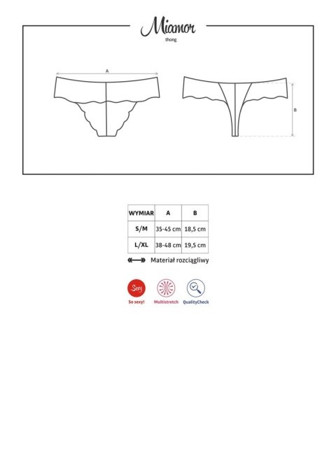 Miamor Stringi koronkowe L/XL