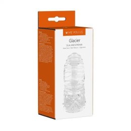 Glacier Dual End Stroker – Przejrzysty Masturbator Męski o Podwójnej Przyjemności
