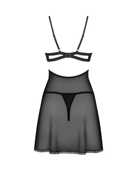 Uwodzicielski Komplet Babydoll Nutris ze Stringami (M/L)