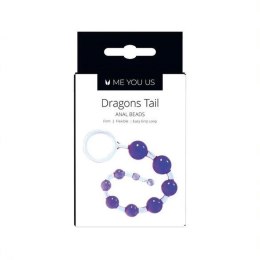 Fioletowe Kulki Analne Dragonz Tail Me You Us